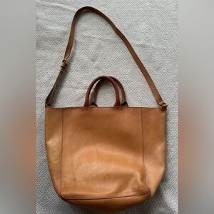 Madewell leather tote
